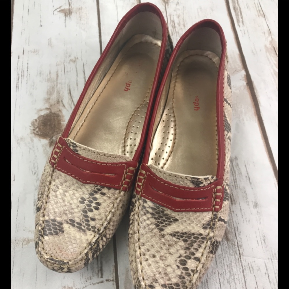 Marc Jacobs Snake Skin Driving Shoes